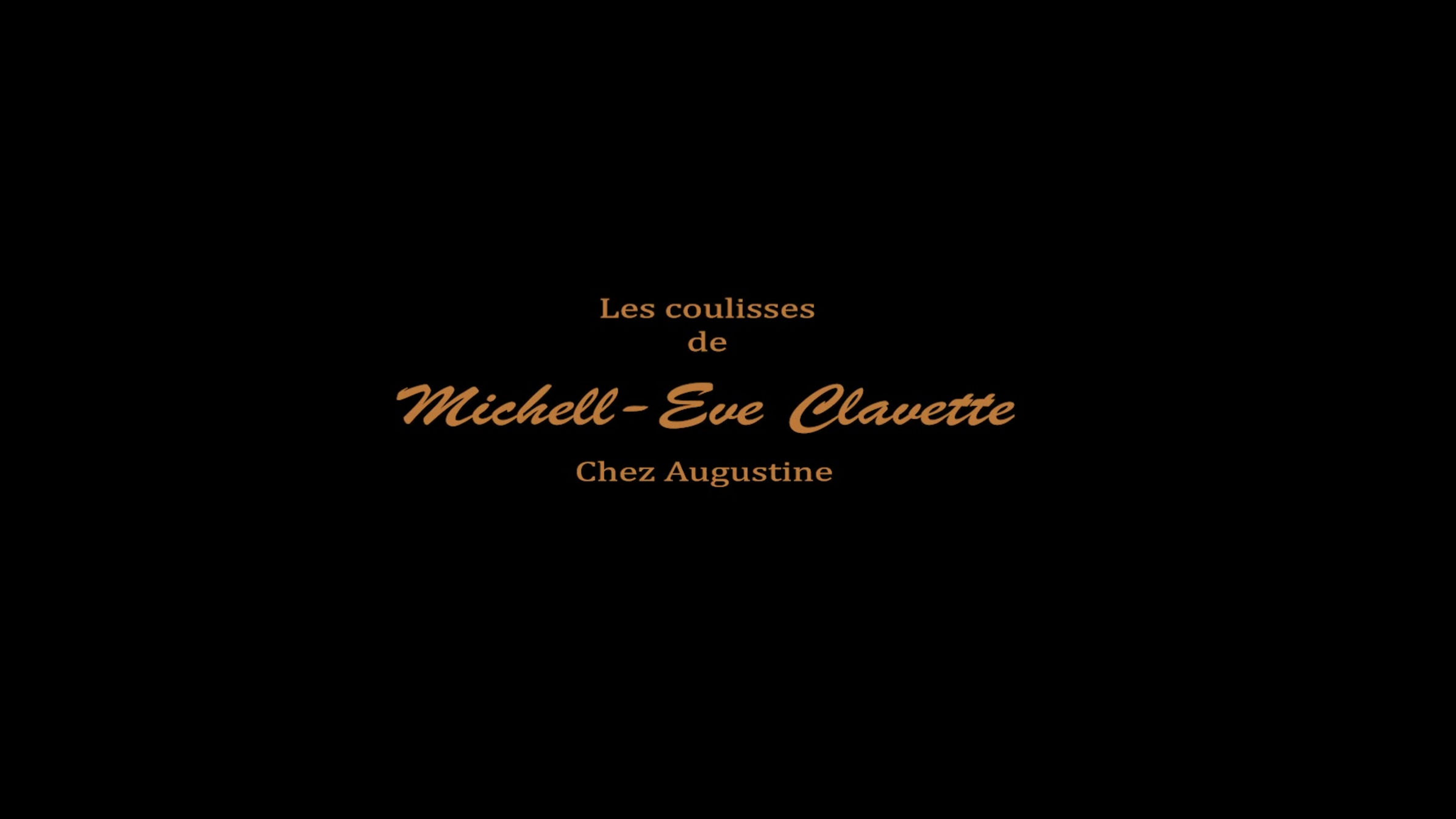 Augustine les coulisse